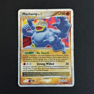 Machamp 98 (Stormfront 2008) Pokemon Card.